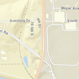 12801-13133 South Fort Crook Road Street Map