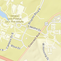 4100 Crescent Avenue, Fort Wayne, IN Street Map