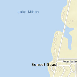 Sunset Beach Ohio Street Map