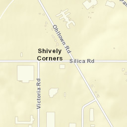 Shively Corners Ohio Street Map