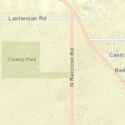 Fourmile Run Ohio Street Map