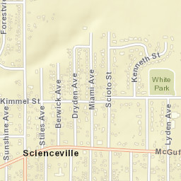 Scienceville Ohio Street Map