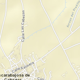 Escarabajosa de Cabezas Street Map
