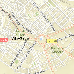 Vila-seca Street Map