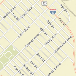 1629 Lake Avenue, Wells, NV 89835, USA Street Map