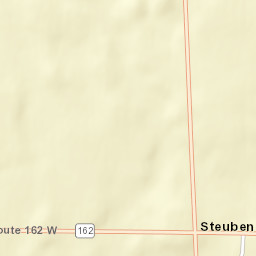 Steuben Ohio Street Map