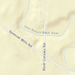 River Corners Ohio Street Map
