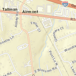 Tallman New York Street Map