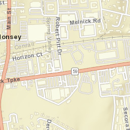 Monsey New York Street Map