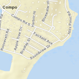 Compo Connecticut Street Map