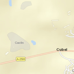 Cubel Street Map