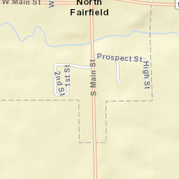 North Fairfield Ohio Street Map