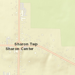 Sharon Center Ohio Street Map