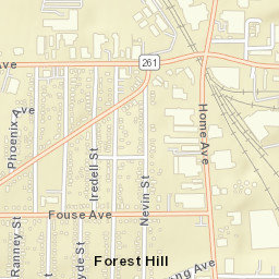 Forest Hill Ohio Street Map