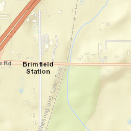 Brimfield Station Ohio Street Map