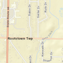 Rootstown Ohio Street Map