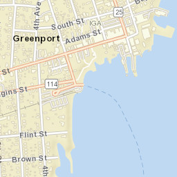 Greenport New York Street Map