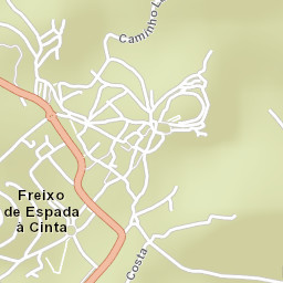 Freixo de Espada à Cinta Street Map