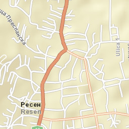 Resen Street Map