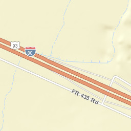 Interstate 80, Wells, NV 89835, USA Street Map