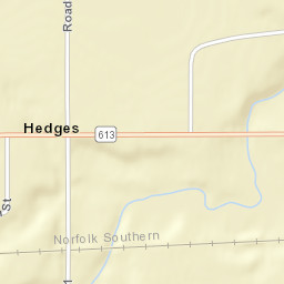 Hedges Ohio Street Map