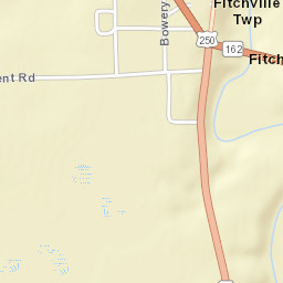 Fitchville Ohio Street Map