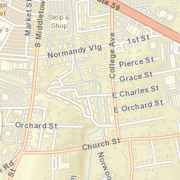 Nanuet New York Street Map