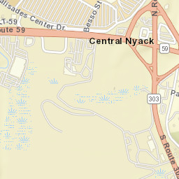 Central Nyack New York Street Map