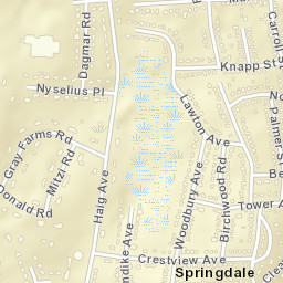 Springdale Connecticut Street Map