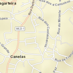 Canelas Street Map