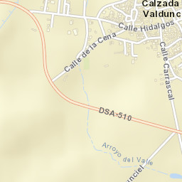 Calzada de Valdunciel Street Map