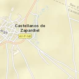Castellanos de Zapardiel Street Map