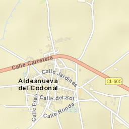 Aldeanueva del Codonal Street Map
