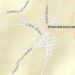Hiendelaencina Street Map