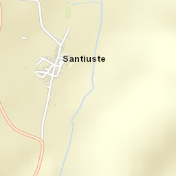Santiuste Street Map