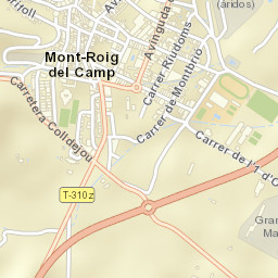 Mont-roig del Camp Street Map