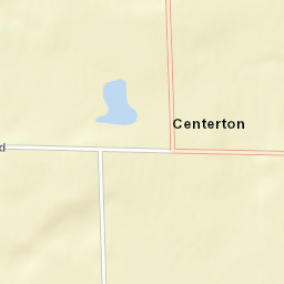 Centerton Ohio Street Map
