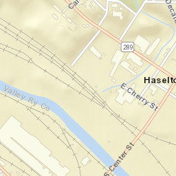 Haselton Ohio Street Map