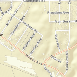 Crab Creek Junction Ohio Street Map