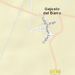 Gejuelo del Barro Street Map