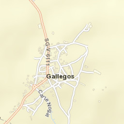 Gallegos Street Map