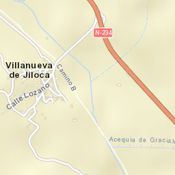 Villanueva de Jiloca Street Map