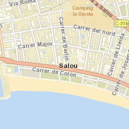 Salou Street Map