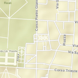 Palace of Caserta, Italy Street Map
