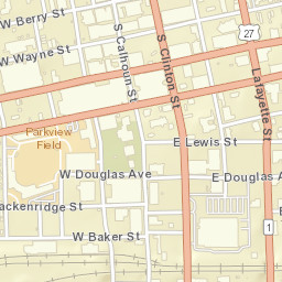 Fort Wayne, Indiana Street Map