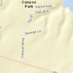 Canyon Park Ohio Street Map