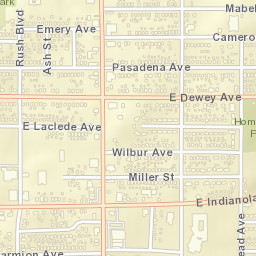 Flint Hill Ohio Street Map