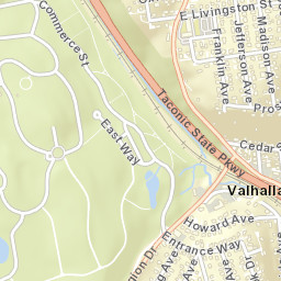 Valhalla New York Street Map