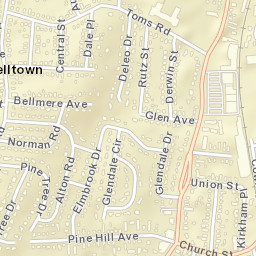 Belltown Connecticut Street Map