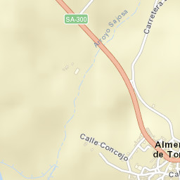 Almenara de Tormes Street Map